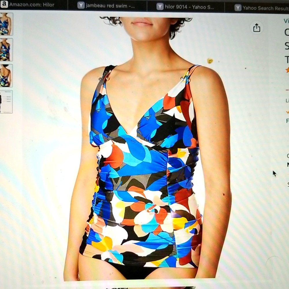 NWT CALVIN KLEIN TANKINI TOP SIZE SMALL